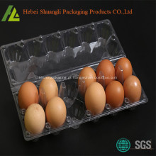 Bandeja para ovos de plástico descartável PET